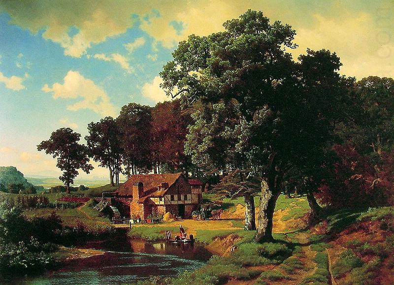 A Rustic Mill (Farm, Albert Bierstadt